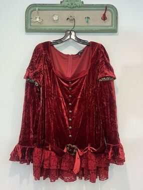 chinese dress ladies Widow Sheer Lace Babydoll Dress